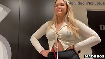 A British Boss Gets Screwed In The Restroom And Elevator While On Duty!