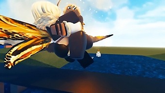 การเผชิญหน้าทางเพศแบบไททานิคระหว่าง Godzilla และ Mothra ใน Roblox