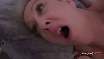 Big Natural Tits Milf Mrs. Maggie Moon Gets Caught By Stepson