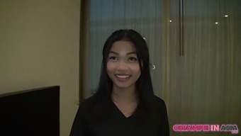 Young And Lovely Thai Girl Gets Filled With Cum