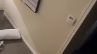 Big Booty Babe Gets Down And Dirty For School Project