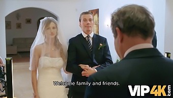 Hd Video Of Brunette Olivia Sparkle'S Secret Wedding Night Affair
