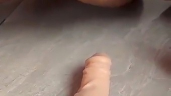 Big Booty Bbw Enjoys Deep Anal Play With A Dildo