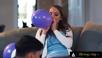 Pristine Milf Seduced By Stepson And His Friend For Double Penetration
