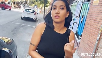 Prisangel, Pelacur Colombia Yang Panas, Mencium Dan Menghisap Zakar Torbe Sebelum Menungganginya