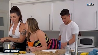 Best Friend Of My Girlfriend Stayed For A Few Days And We Had Sex And Then We Found Out That There Is A Hot Threesome.